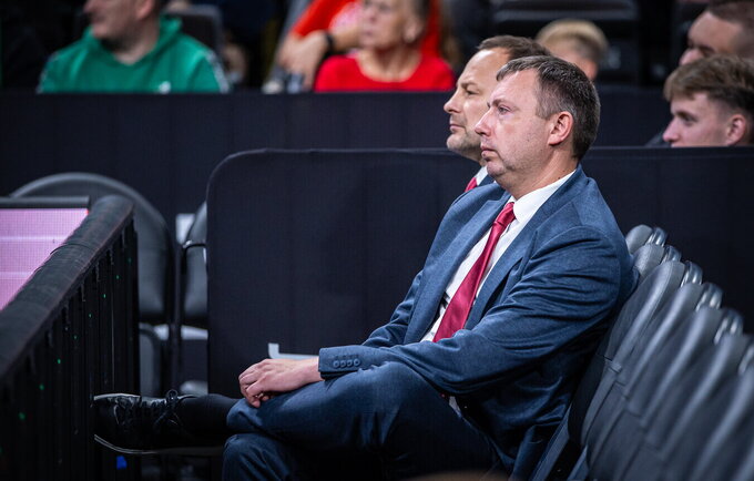 E.Skersis pasakojo apie vykusį pokalbį (Foto: „LKL, kurią remia „Betsson“)