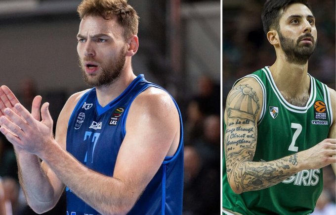 A.Labuckas su A.Perezu žaidė Rygoje (BNS nuotr.)
