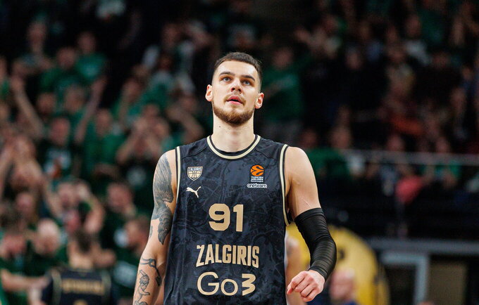 D.Sirvydis sužaidė puikų mačą (BNS nuotr.)
