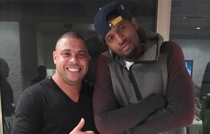 Ronaldo susitiko su P.George'u