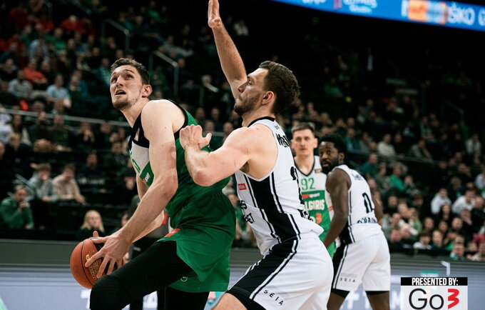 L.Birutis surinko 25 naudingumo balus (Žalgirio nuotr.)