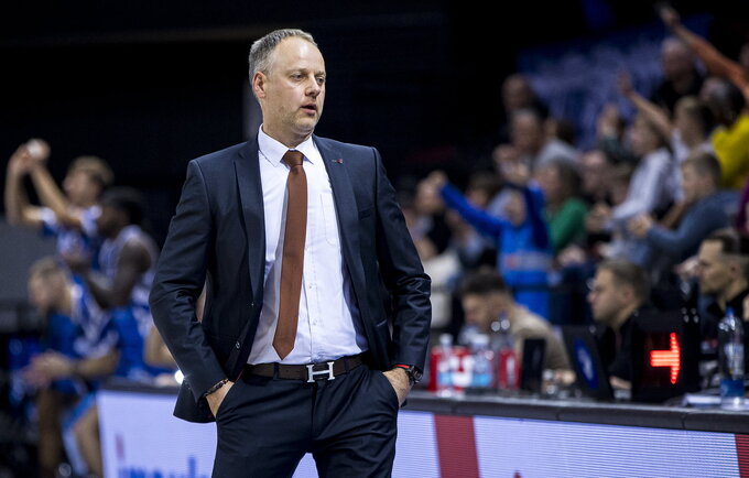 P.Juodis pradėjo darbus Jonavoje („Betsafe-LKL“ nuotr.)