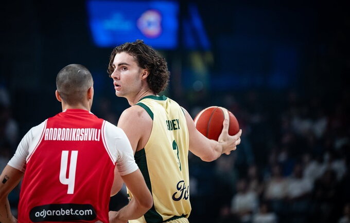 J.Giddey bus vienu Australijos rinktinės lyderių (FIBA nuotr.)