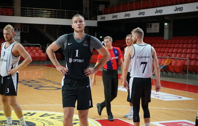 K.Guščikas surengė gerą individualų pasirodymą („Optibet Summer League“ nuotr.)