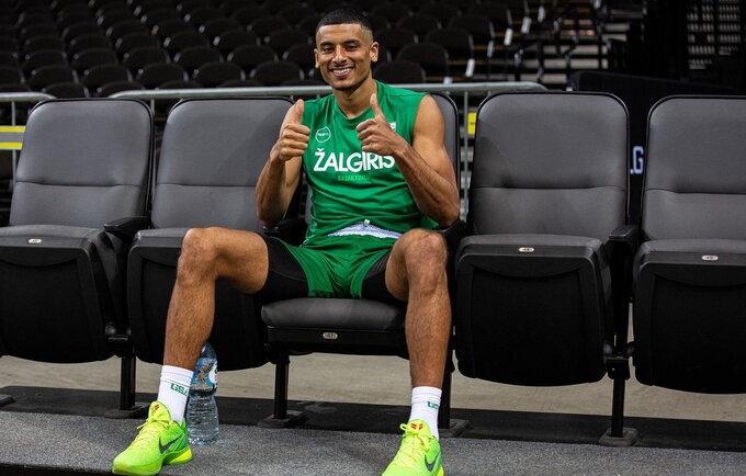 T.Websteris prisijungė prie komandos (www.zalgiris.lt nuotr.)