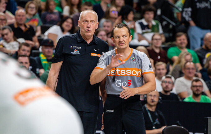 R.Kurtinaitis apžvelgė nesėkmę prieš estus (BNS nuotr.)