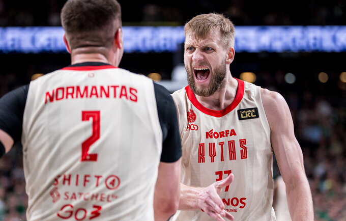 „Rytas“ buvo solidus pirmoje pusėje (Foto: Rokas Lukoševičius)