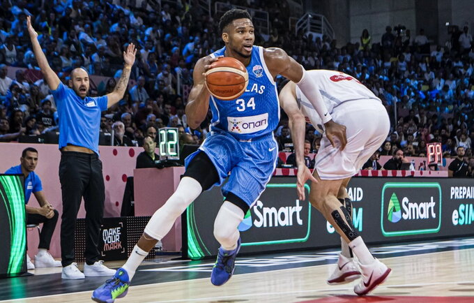 G.Antetokounmpo dominavo (FIBA nuotr.)