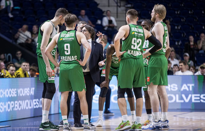 Pusfinalius atidarys „Žalgirio“ namų rungtynės („Betsafe-LKL“ nuotr.)