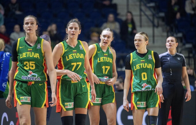 Lietuvos rinktinė įveikė Europos čempiones (FIBA nuotr.)