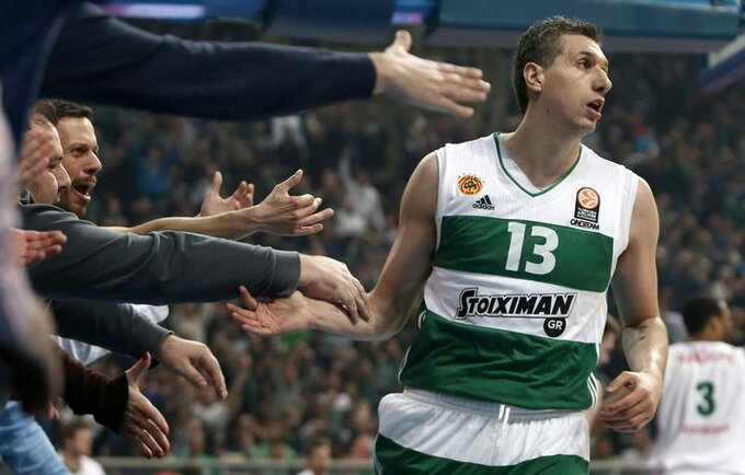 D.Diamantidis trumpam grįš į aikštę (Scanpix nuotr.)
