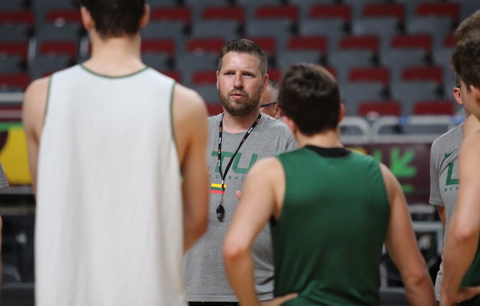 G.Petrauskas išskyrė varžovų lyderį (LTU.basketball nuotr.)