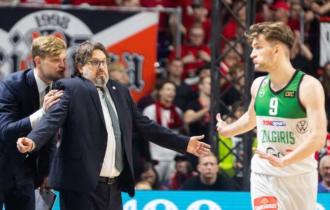 A.Trinchieri pažėrė sąmokslo teorijų („Betsafe-LKL“ nuotr.)