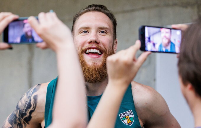 I.Brazdeikis džiaugiasi sugrįžimu į Kauną (BNS nuotr.)