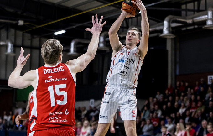 E.Šaulys šį sezoną banguoja („Betsafe-LKL“ nuotr.)