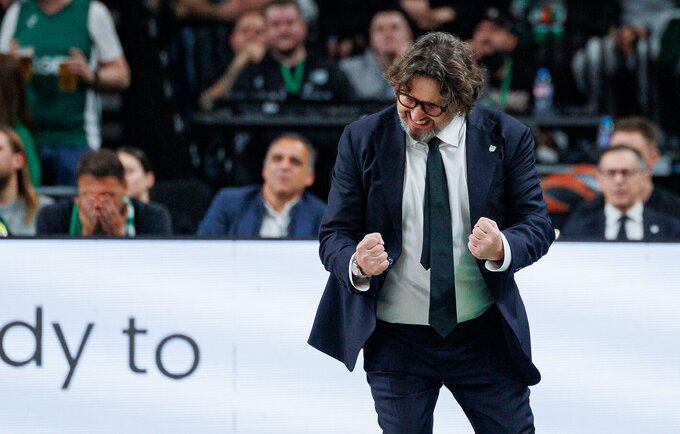 A.Trinchieri buvo itin laimingas dėl pergalės (BNS nuotr.)