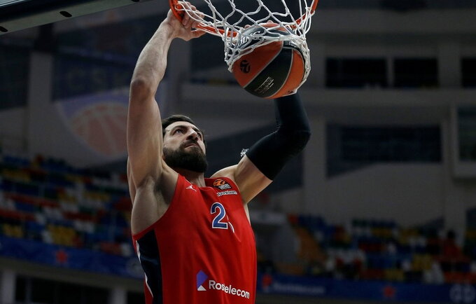 T.Shengelia pelnė 7 taškus (Euroleague.net)
