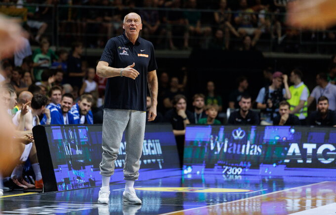 R.Kurtinaitis po pralaimėjimo nepanikavo (BNS nuotr.)