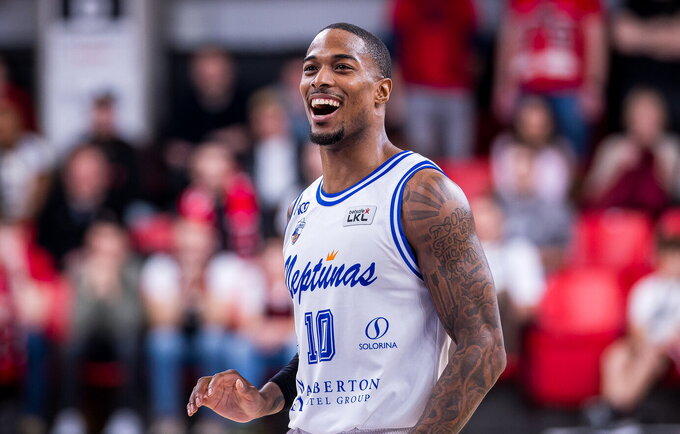 N.Johnsonas ėmėsi iniciatyvos lemiamais momentais (Foto: Rokas Lukoševičius)