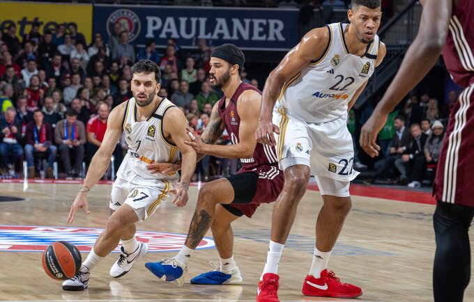F.Campazzo svariai prisidėjo prie pergalės (Scanpix nuotr.)