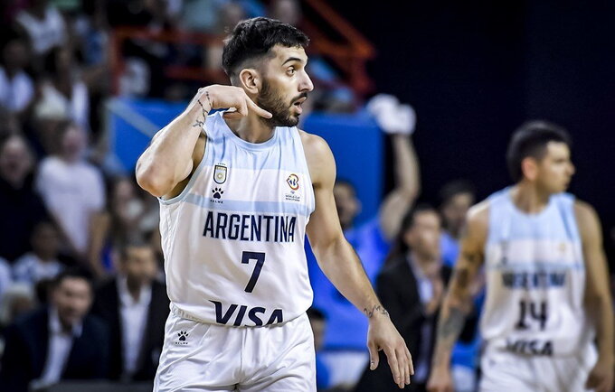 F.Campazzo neištempė savo šalies į Pasaulio taurę (FIBA nuotr.)