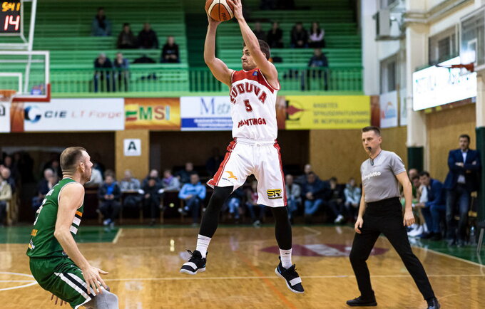 T.Galeckas pelnė 12 taškų (Foto: L.Šilkaitis)