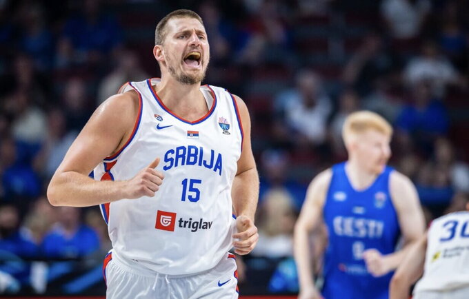 N.Jokičius ir kompanija pasiekė tvirtą pergalę (FIBA nuotr.)