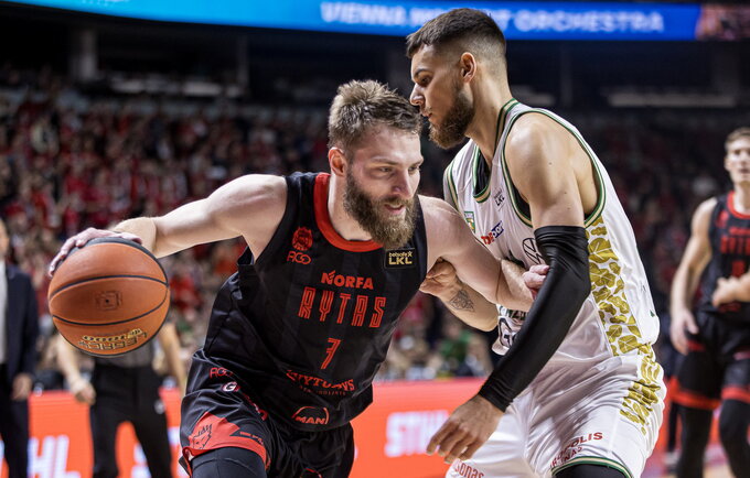 G.Radzevičius nukalė pergalę pirmajame sezono derbyje („Betsafe-LKL“ nuotr.)