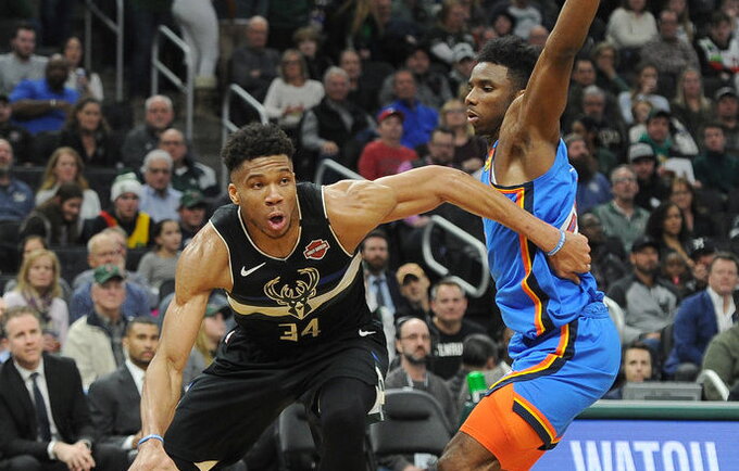 G.Antetokounmpo varžovų negailėjo (Scanpix nuotr.)