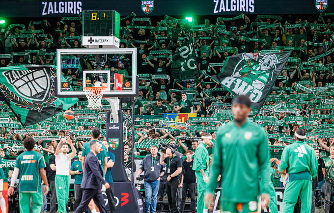 „Žalgirio“ arena vėl bus pilnutėlė (BNS nuotr.)