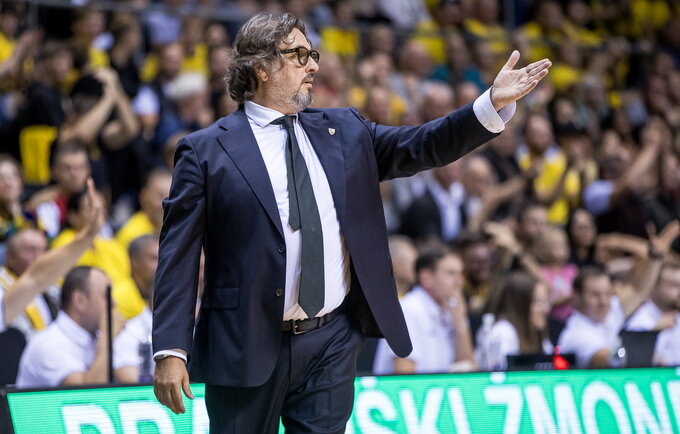 A.Trinchieri apžvelgė sezono startą („Betsafe-LKL“ nuotr.)