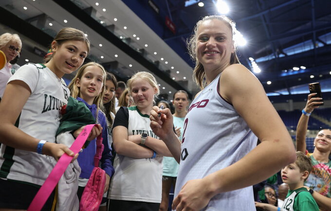 L.Juškaitė prisistatė WNBA (Scanpix nuotr.)