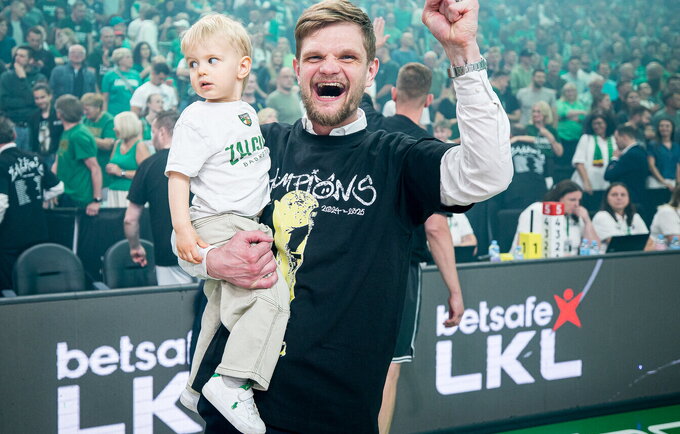 T.Sabonis atsisveikino su Kauno klubu („Betsafe-LKL“ nuotr.)