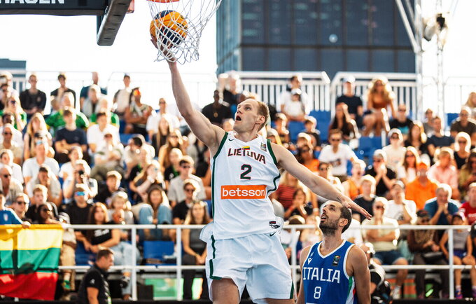 I.Vaitkus atstovaus Lietuvos rinktinei (Lietuvos 3x3 krepšinio asociacija)