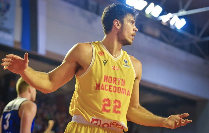 E.Happas nepadės makedonams (FIBA nuotr.)