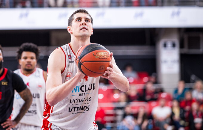 Utenos ekipa nori žaisti Čempionų lygoje („Betsafe-LKL“ nuotr.)