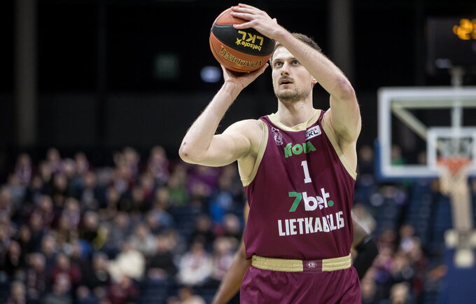 Dž.Slavinskas džiaugasi buvimu Panevėžyje („Betsafe-LKL“ nuotr.)