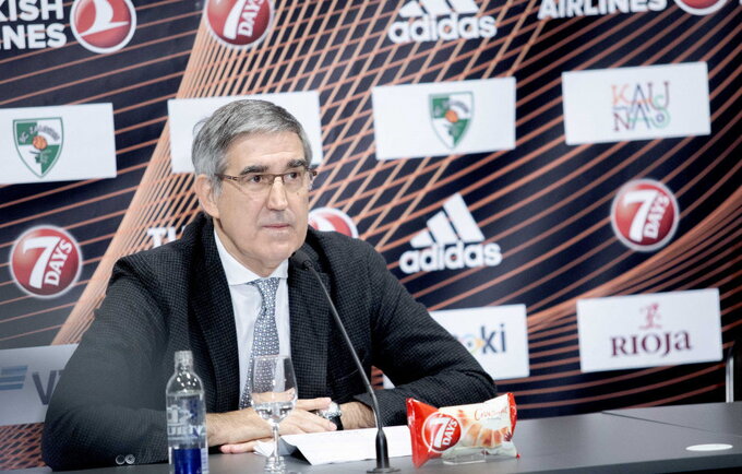 J.Bertomeu mano, kad Kelne lemiamos kovos gali vykti su žiūrovais (BNS nuotr.)