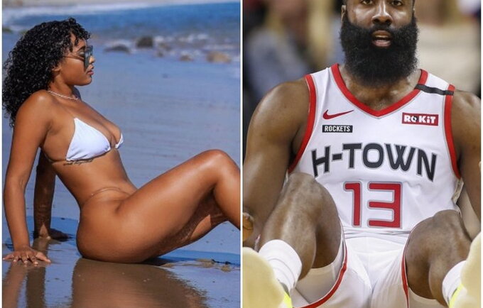 J.Hardeno mergina išdavė jį su K.Oubre'u