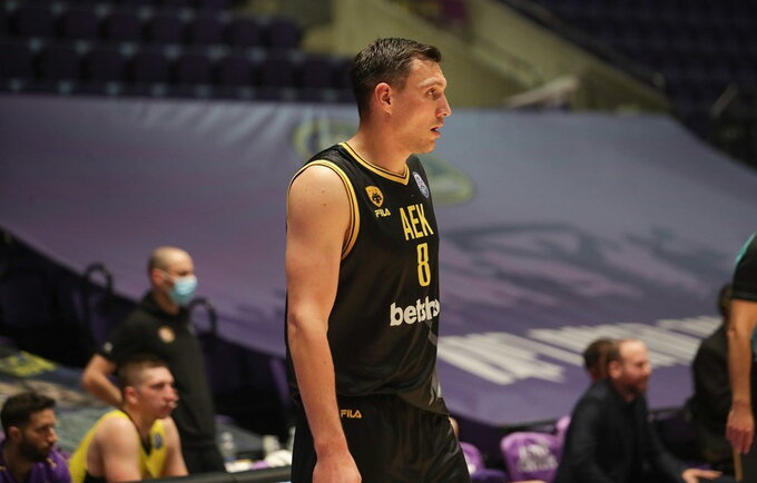 J.Mačiulis buvo sunkiai sulaikomas (FIBA Europe nuotr.)