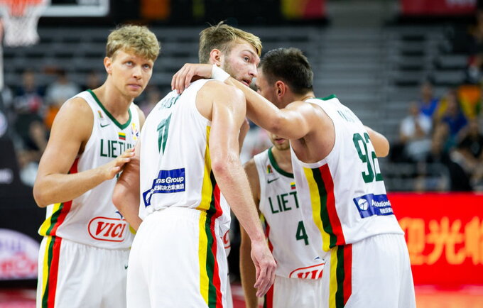 Lietuvos rinktinė olimpiadoje gali žaisti kitą vasarą (BNS nuotr.)