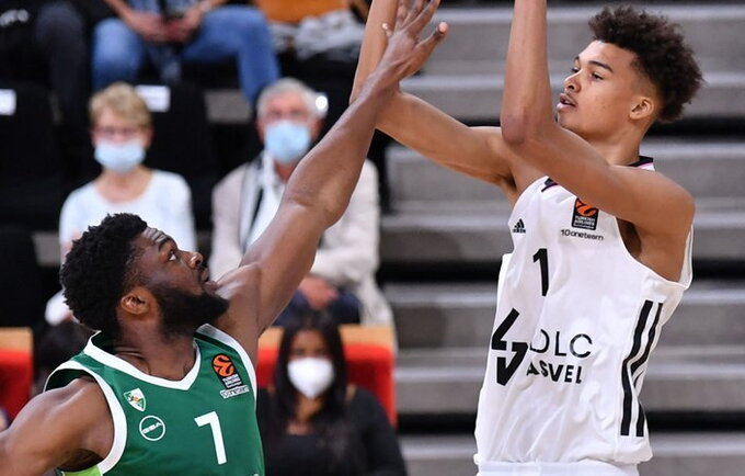 ASVEL – „Žalgirio“ mačo skaičiai: ilgai laukta prancūzų pergalė, nepataikęs Milas ir metus nematytos E.Ulanovo minutės