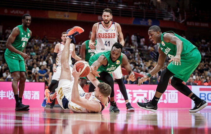 J.Okogie pražanga tapo lemtinga (FIBA nuotr.)