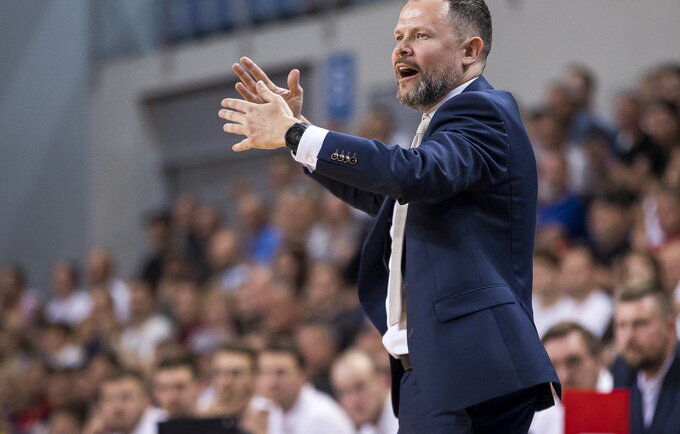 G.Žibėnas pasidžiaugė pergale (LKL nuotr.)