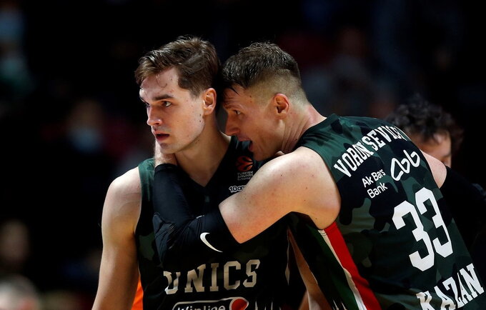 M.Hezonjai užteko 13 taškų tapti Kazanės klubo lyderiu (Euroleague.net)