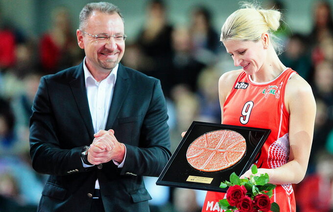 E.Briedytė penkiskart tapo geriausia LMKL snaipere (Foto: Augustas Didžgalvis)