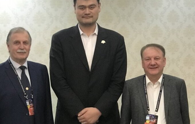 Y.Mingas pasitiko lietuvius (LKL nuotr.)