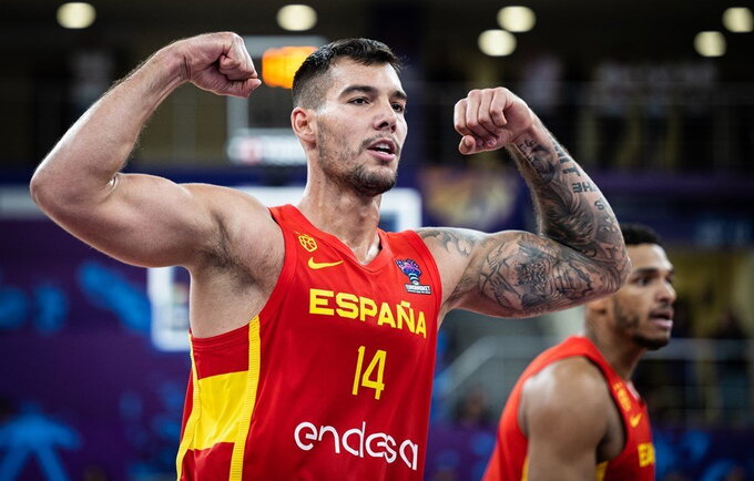 W.Hernangomezas žaidė itin naudingai (FIBA nuotr.)