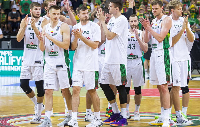 Lietuvos rinktinė FIBA reitinge smuko per vieną poziciją (BNS nuotr.)