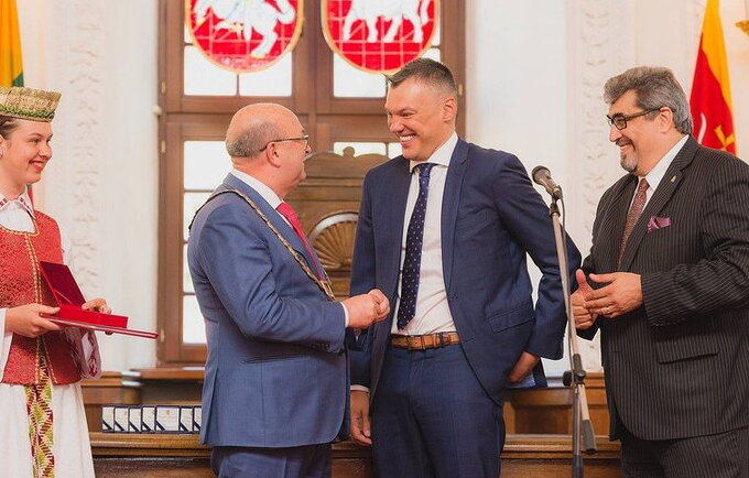 Š.Jasikevičius buvo pagerbtas Kaune